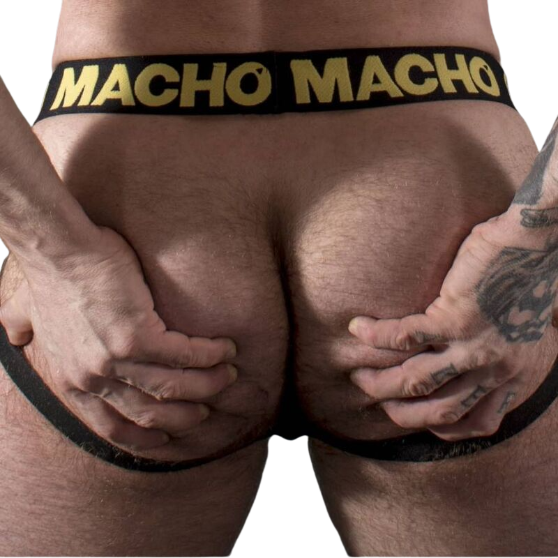 macho - mx25ac jock jaune cuir xl