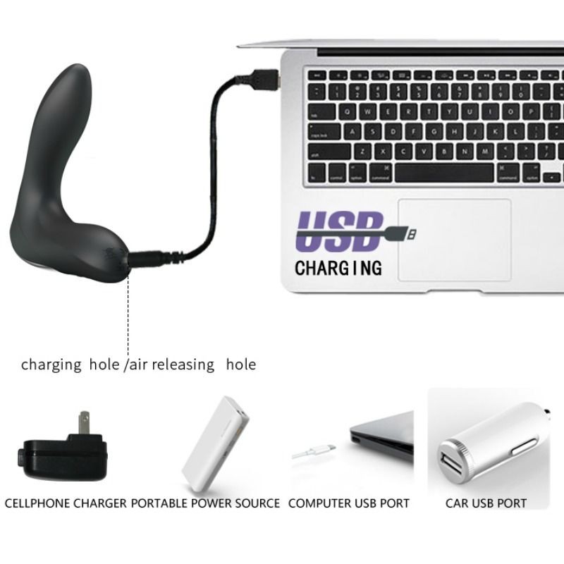 pretty love - masseur prostatique gonflable leonard avec vibration