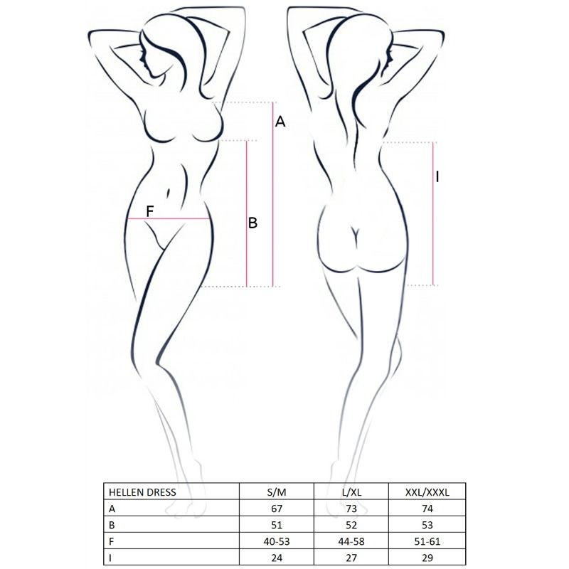 passion - robe et string femme hellen taille l/xl