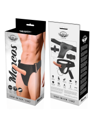 attraction harnais - harnais marcos creux avec vibrateur 15 x 5 cm