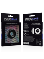 powering - anneau pénis super flexible et résistant 3,5cm noir