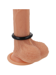 powering - anneau pénis super flexible et résistant 3,5cm noir