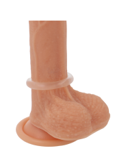 powering - anneau pénis super flexible et résistant 3,5cm clair