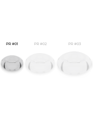 powering - anneau pénis super flexible et résistant 3,5cm clair