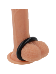 powering - anneau pénis super flexible et résistant 4,5cm noir