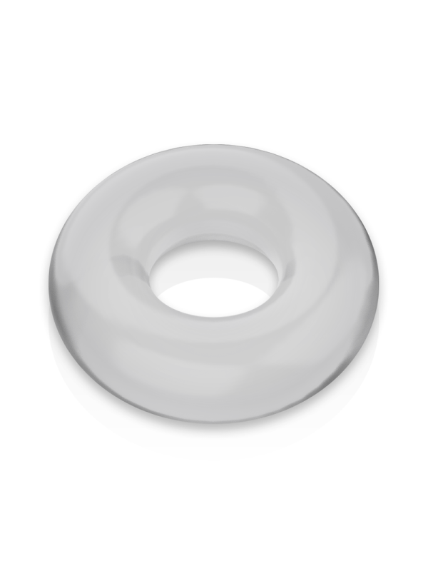 powering - anneau pénis super flexible et résistant 4,5cm clair