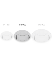 powering - anneau pénis super flexible et résistant 4,5cm clair