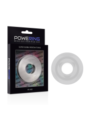 powering - anneau pénis super flexible et résistant 4,5cm clair
