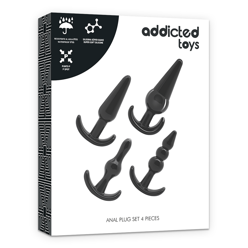 addicted toys - ensemble 4 plugs anals