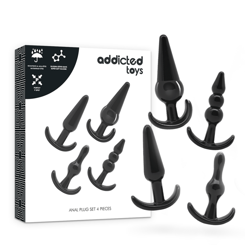 addicted toys - ensemble 4 plugs anals
