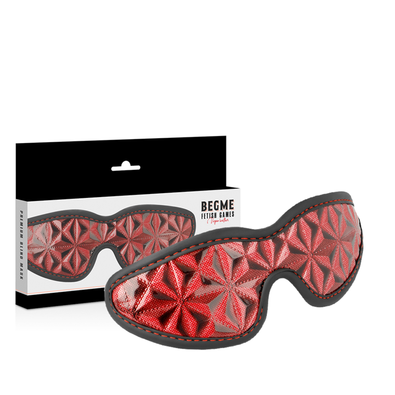 begme - edition rouge masque elastique couvert neoprene