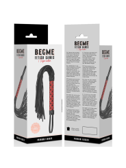begme - edition rouge martinet cuir vegan