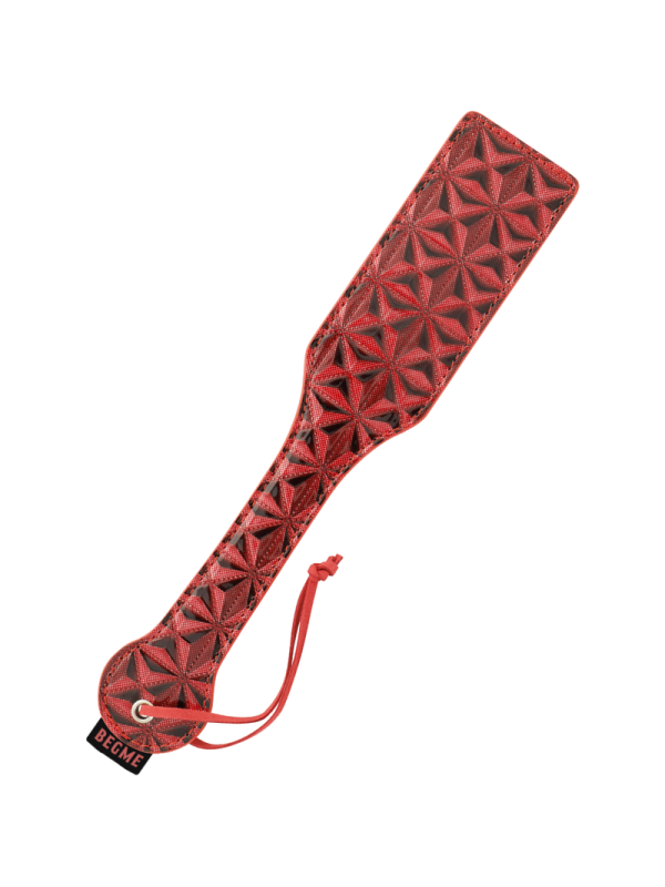 begme - edition rouge tapette cuir vegan