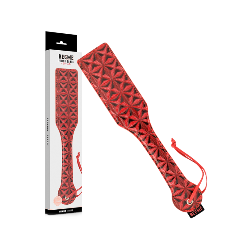 begme - edition rouge tapette cuir vegan