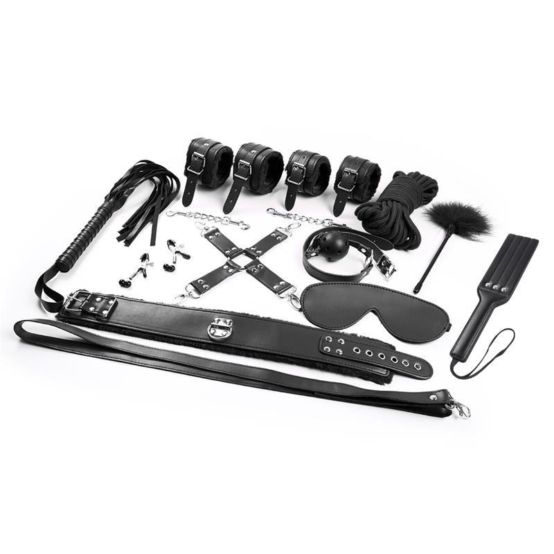 Set Bondage 11 pieces Noir Intoyou