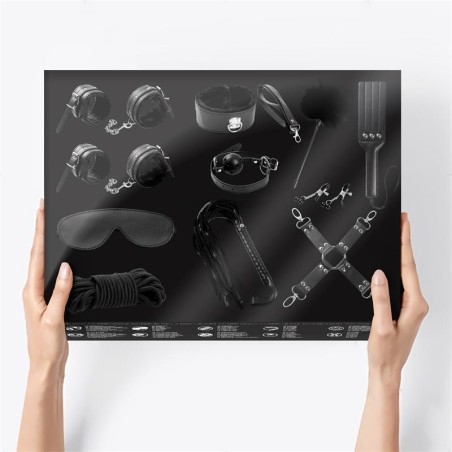 Set Bondage 11 pieces Noir Intoyou