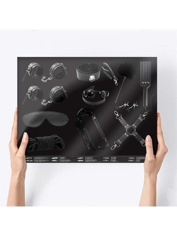 Set Bondage 11 pieces Noir Intoyou