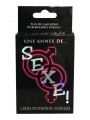 jeu de cartes - une année de Sexe