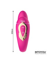 Vibro Lanty pour couples oscillant 360º et télécommande