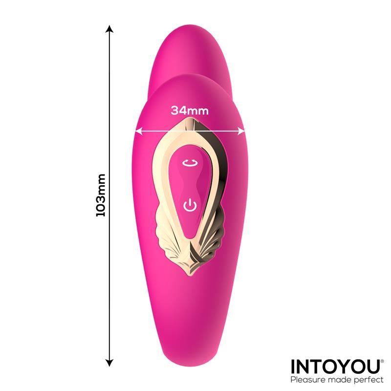 Vibro Lanty pour couples oscillant 360º et télécommande