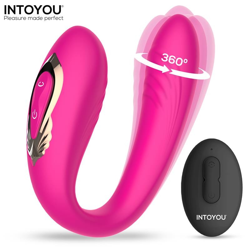 Vibro Lanty pour couples oscillant 360º et télécommande