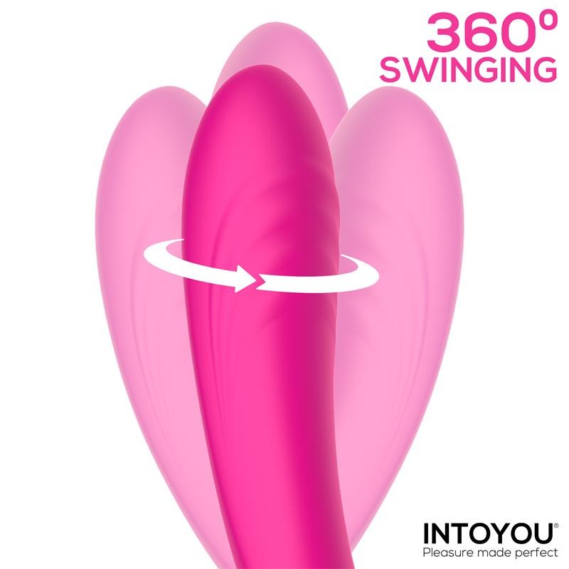 Vibro Lanty pour couples oscillant 360º et télécommande