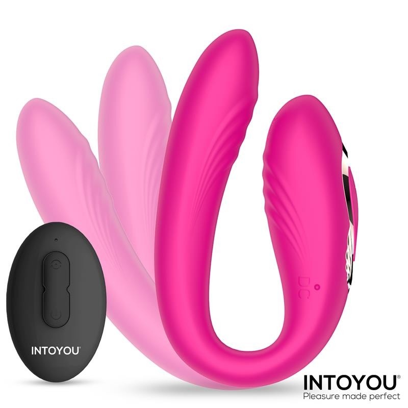 Vibro Lanty pour couples oscillant 360º et télécommande