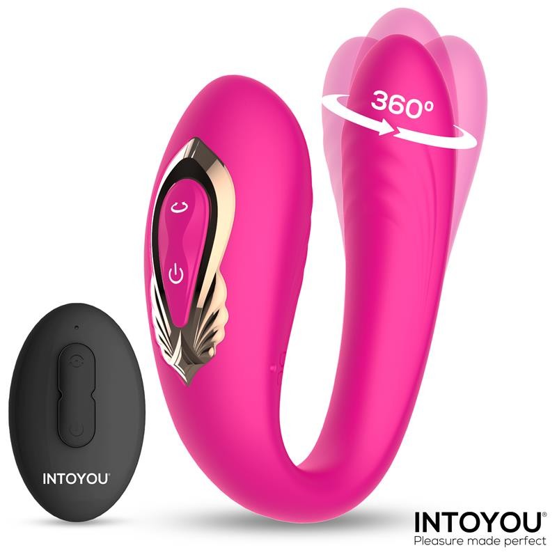 Vibro Lanty pour couples oscillant 360º et télécommande