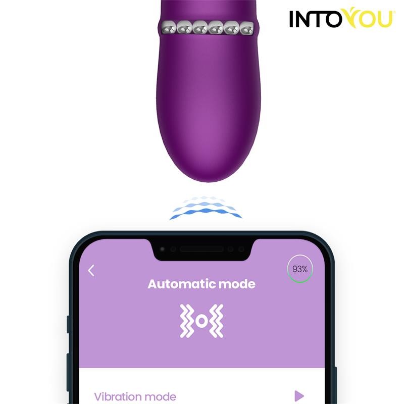 Vibromasseur Sendel avec anneau sphérique interne haut et bas et pulsation avec application