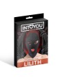 Masque Lilith Incognito Ouverture dans la bouche et les yeux Couleur Noir
