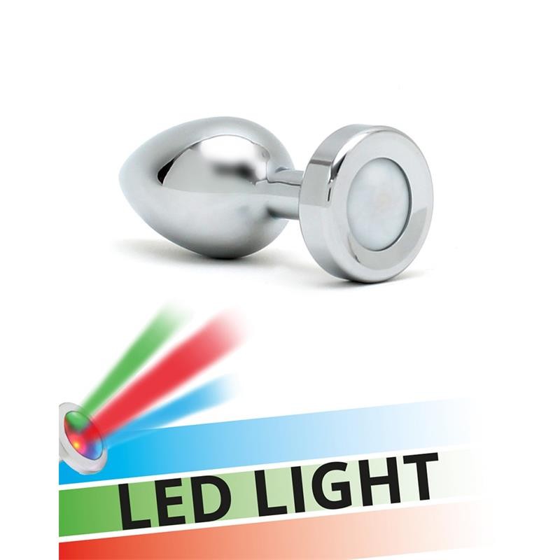 Plug anal avec lumières LED Pisa