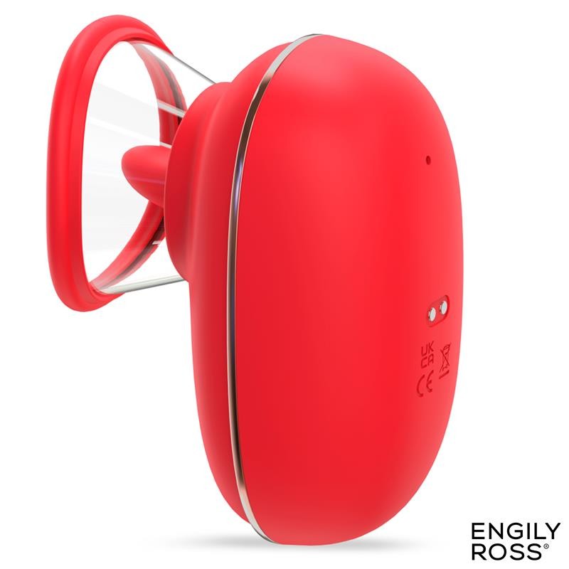Stimulateur Lizer avec langue oscillante, pompe à vide et vibration