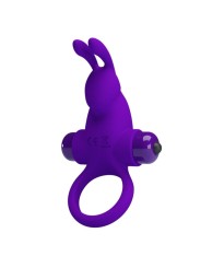 pretty love - anneau vibrant i rabbit pour pénis violet
