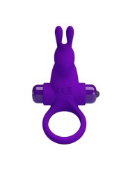 pretty love - anneau vibrant i rabbit pour pénis violet