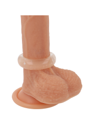 powering - anneau pénis super flexible et résistant 3,8cm pr04 clair