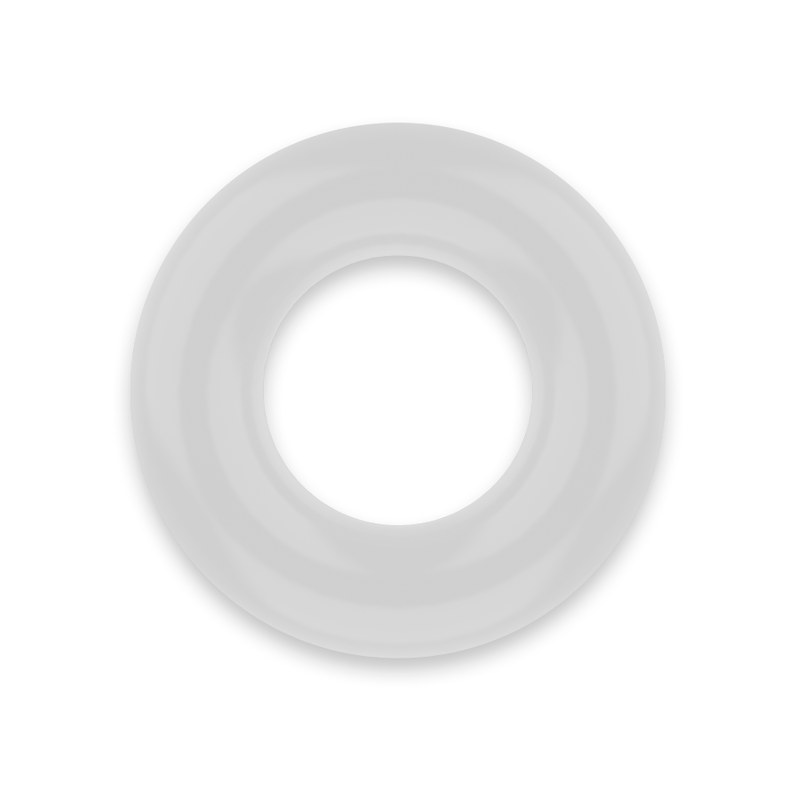 powering - anneau pénis super flexible et résistant 3,8cm pr04 clair