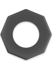 powering - anneau pénis super flexible et résistant 5cm pr10 noir