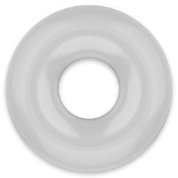 powering - anneau pénis super flexible et résistant 5cm pr03 clair