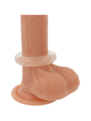 powering - anneau pénis super flexible et résistant 5cm pr03 clair