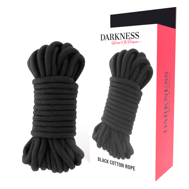 corde shibari japonais 20m noir darkness