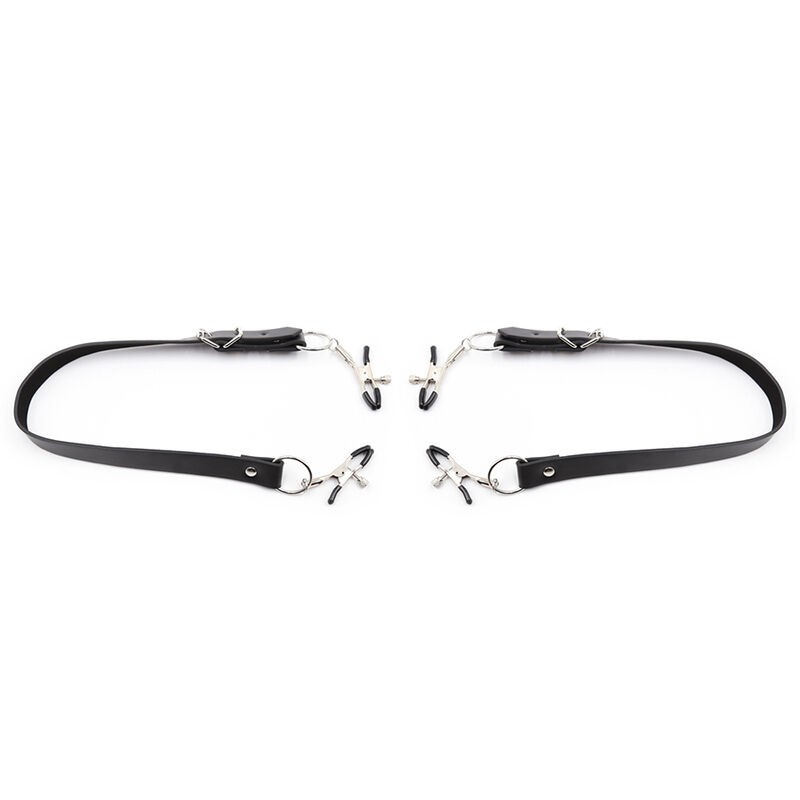 ohmama fetish - pinces clitoris avec sangles de jambes