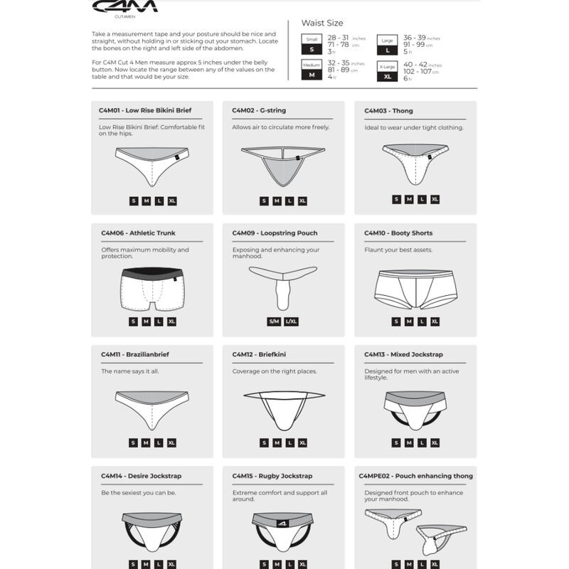 cut4men - slipkini tattoo m