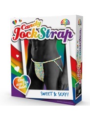 spencer & fleetwood - rainbow candy string candy jockstrap