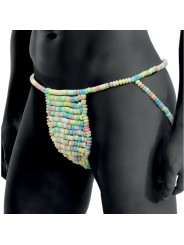 spencer & fleetwood - rainbow candy string candy jockstrap
