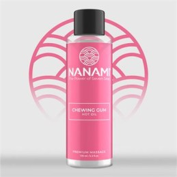 Huile effet chaud massage chewing gum 100ml Nanami