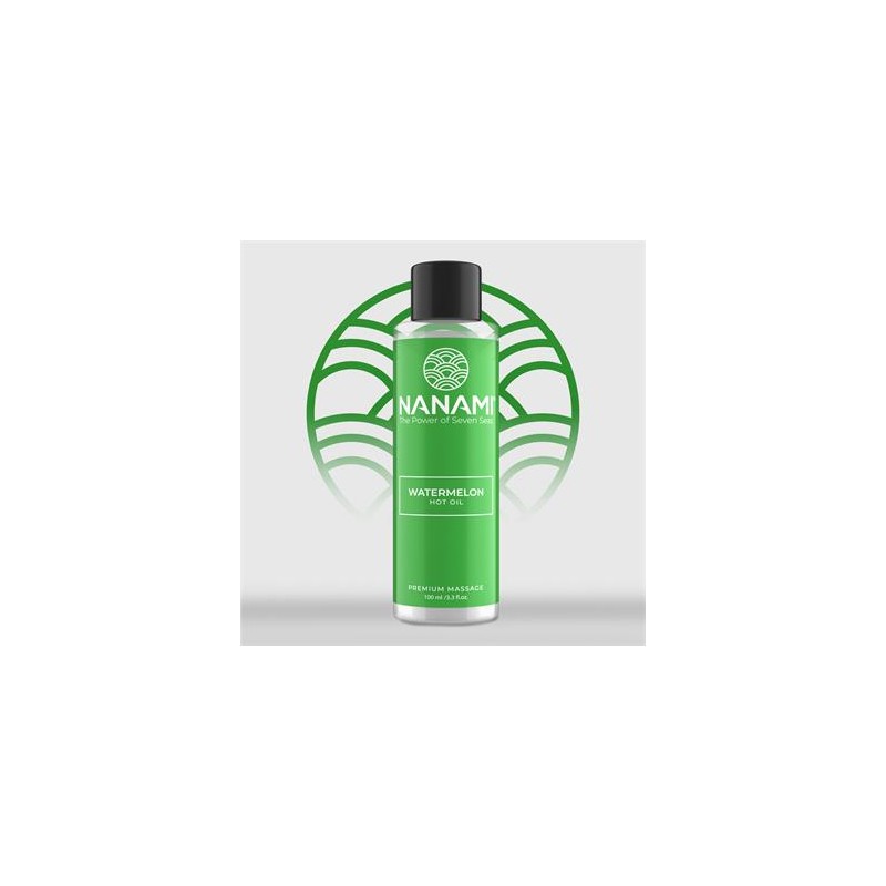 Huile effet chaud massage pasteque 100ml Nanami