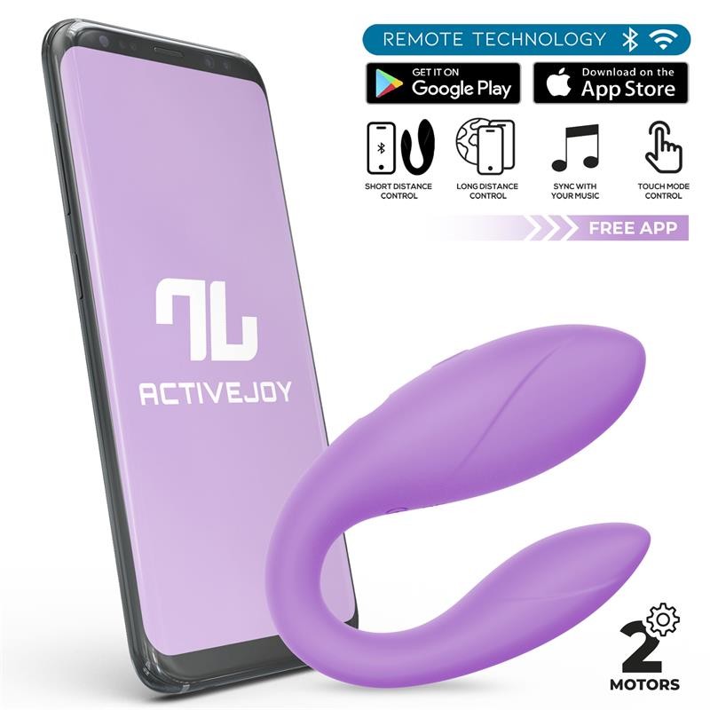 U-vibro app smartphone violet intoyou