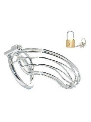 Cage de Chastete en métal Grille 12 x 3.5cm