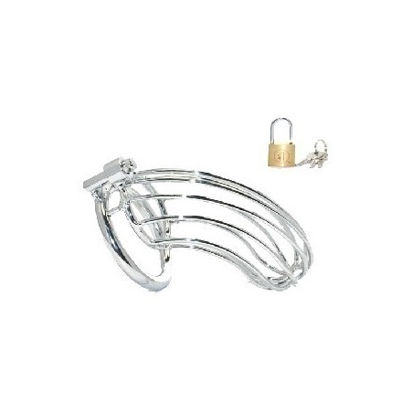 Cage de Chastete en métal Grille 12 x 3.5cm