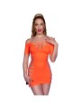 Chilirose Mini-robe double face orange fluo 4704 S/M